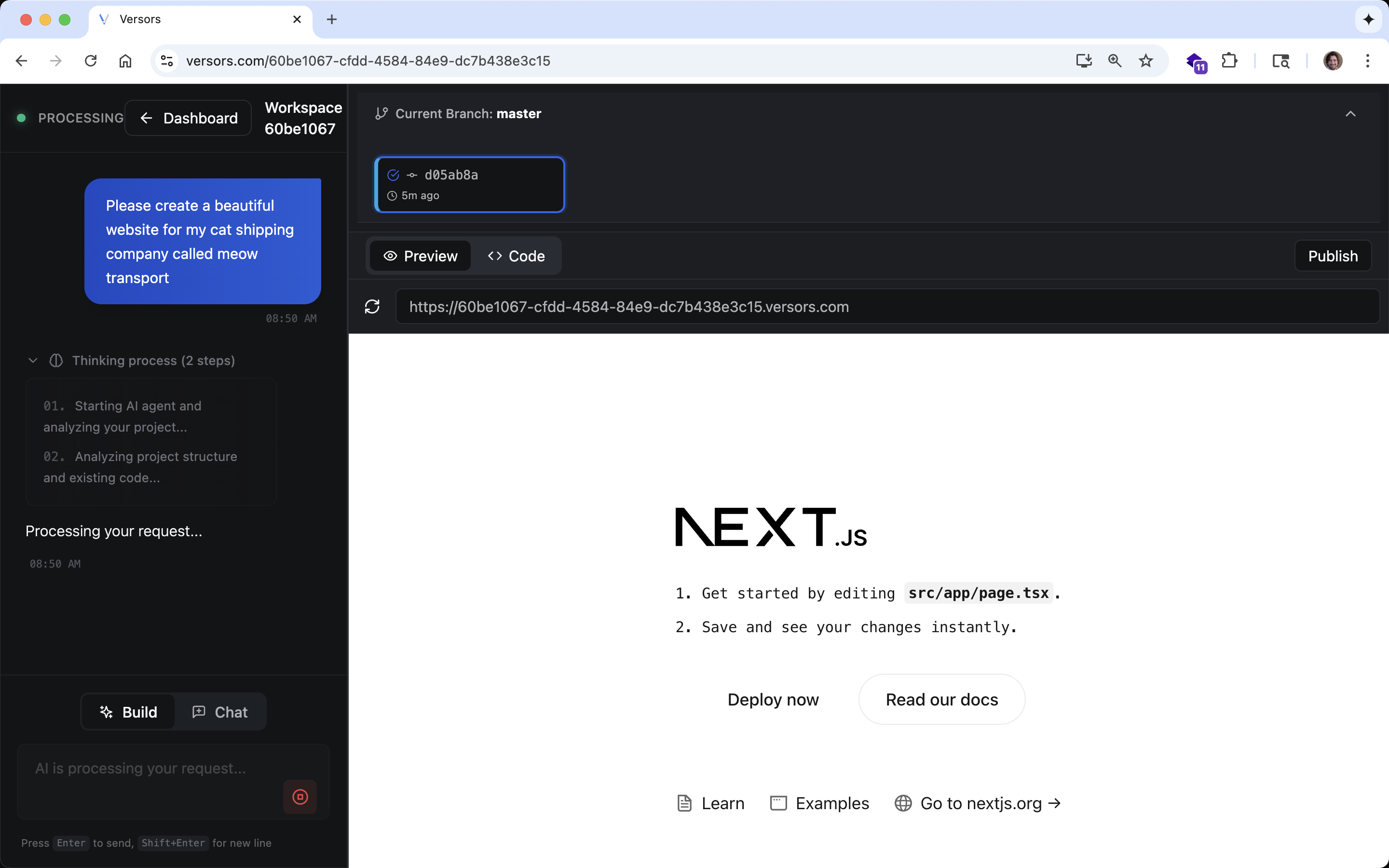 Versors IDE Demo